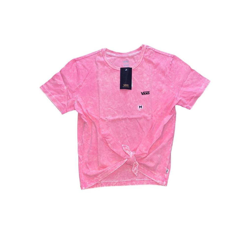 New Vans Junior V Wash Front Tie Tee M